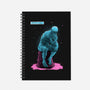 Blue Thinker-none dot grid notebook-teesgeex