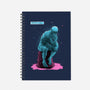 Blue Thinker-none dot grid notebook-teesgeex