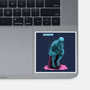 Blue Thinker-none glossy sticker-teesgeex