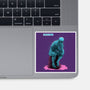 Blue Thinker-none glossy sticker-teesgeex