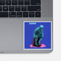 Blue Thinker-none glossy sticker-teesgeex