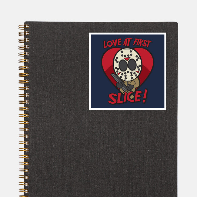 Love At First Slice!-none glossy sticker-jrberger