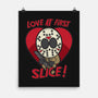 Love At First Slice!-none matte poster-jrberger