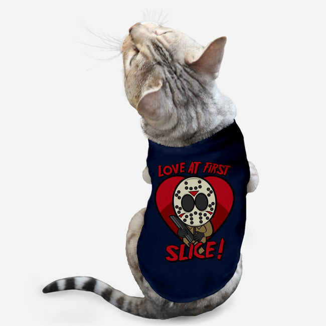 Love At First Slice!-cat basic pet tank-jrberger