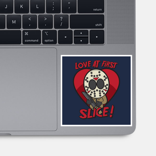 Love At First Slice!-none glossy sticker-jrberger