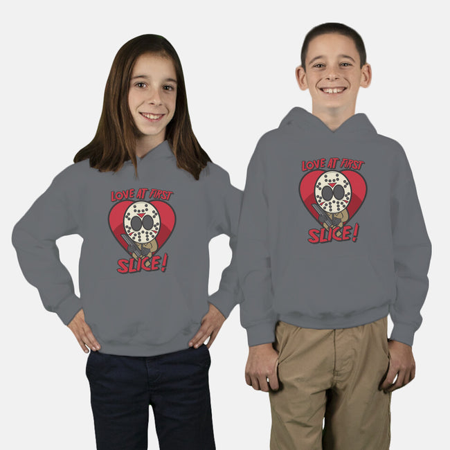 Love At First Slice!-youth pullover sweatshirt-jrberger