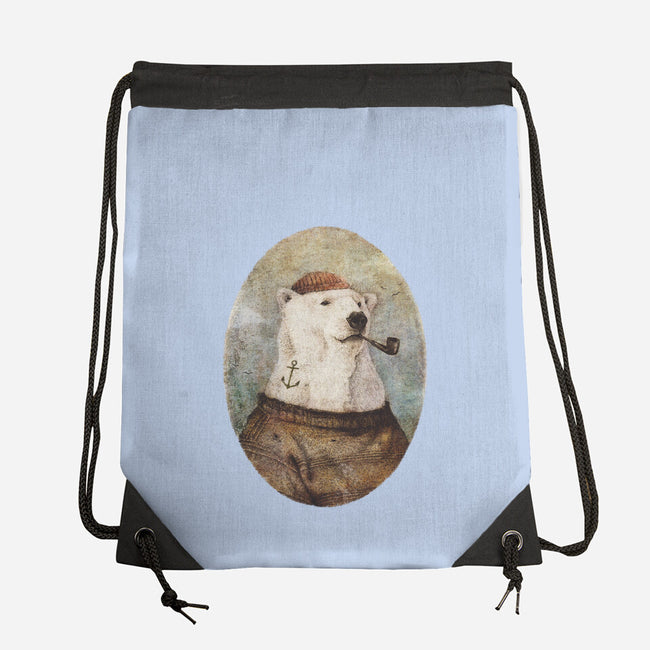 Onto the Shore-none drawstring bag-Mike Koubou