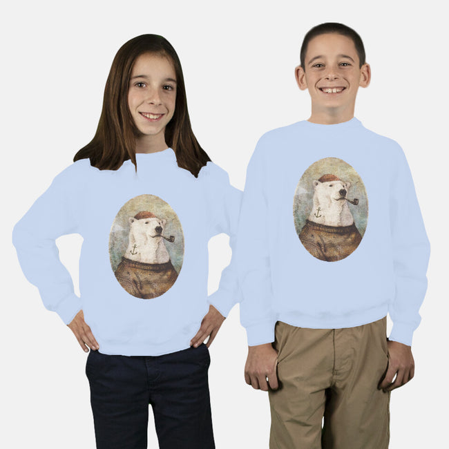 Onto the Shore-youth crew neck sweatshirt-Mike Koubou