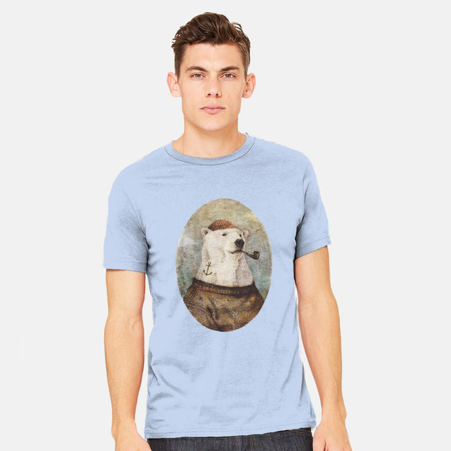 Onto the Shore-mens heavyweight tee-Mike Koubou