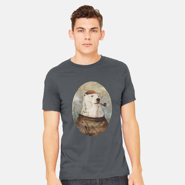 Onto the Shore-mens heavyweight tee-Mike Koubou