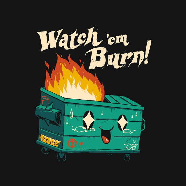 Watch Em Burn-none removable cover w insert throw pillow-vp021