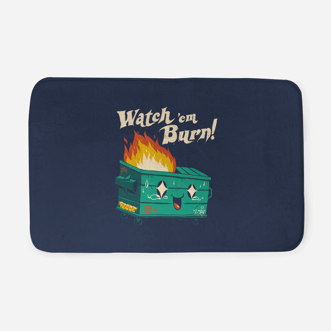 Watch Em Burn-none memory foam bath mat-vp021