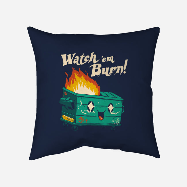 Watch Em Burn-none removable cover throw pillow-vp021