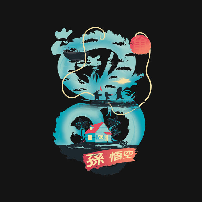 Dragon Landscape-baby basic onesie-kkdesign