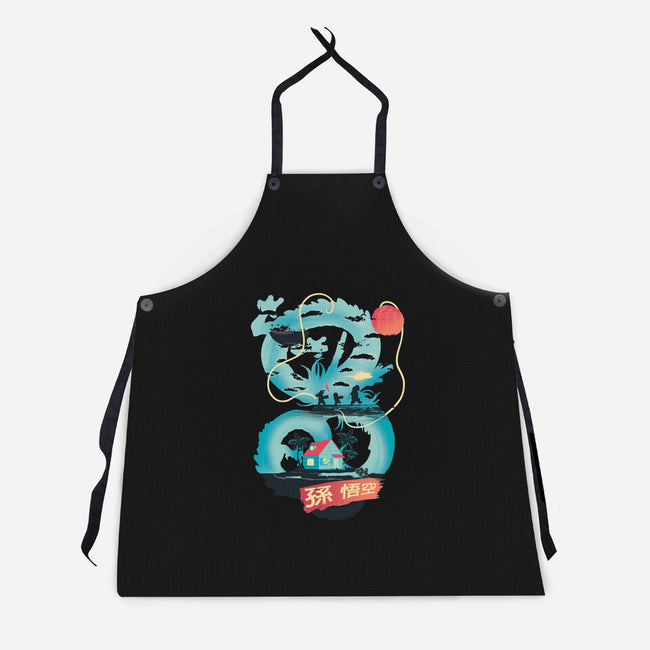 Dragon Landscape-unisex kitchen apron-kkdesign