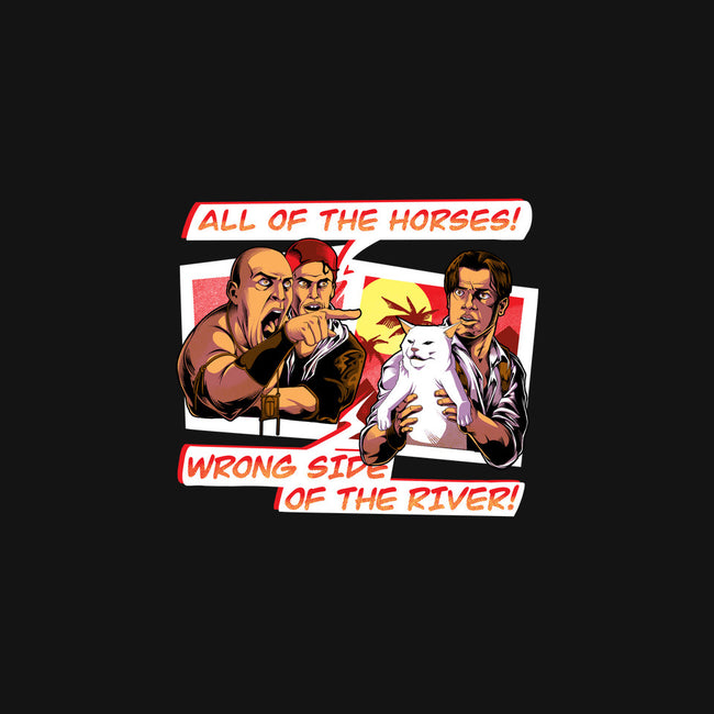 Wrong Side Of the River-mens heavyweight tee-Bo Bradshaw