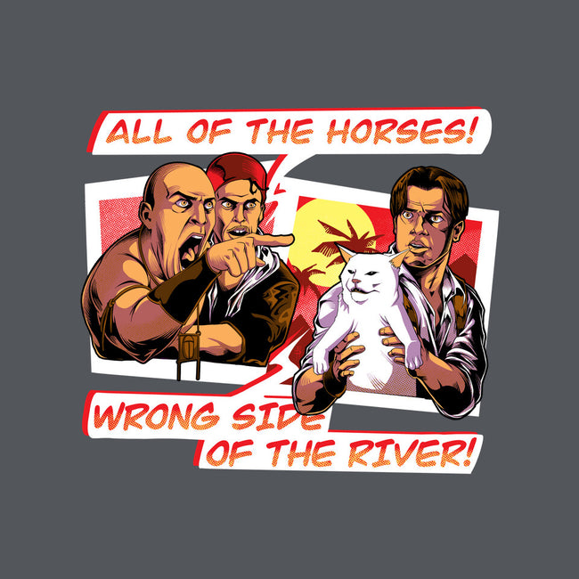 Wrong Side Of the River-none fleece blanket-Bo Bradshaw