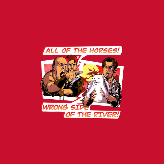 Wrong Side Of the River-mens heavyweight tee-Bo Bradshaw