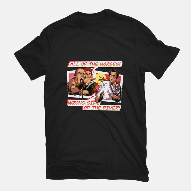 Wrong Side Of the River-mens heavyweight tee-Bo Bradshaw