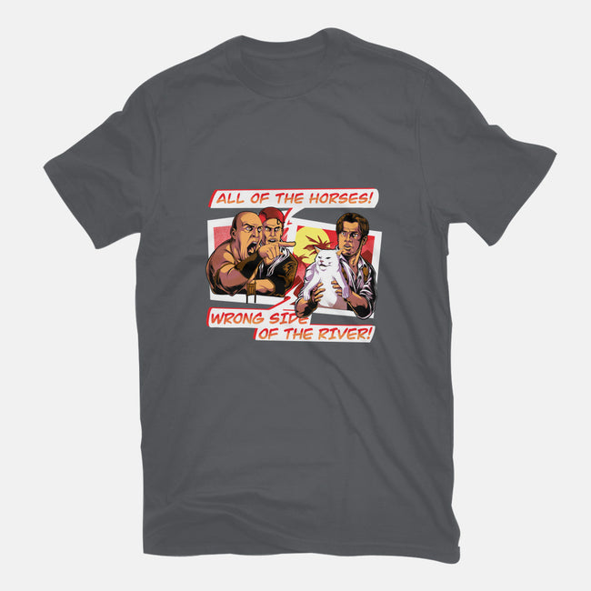 Wrong Side Of the River-mens heavyweight tee-Bo Bradshaw