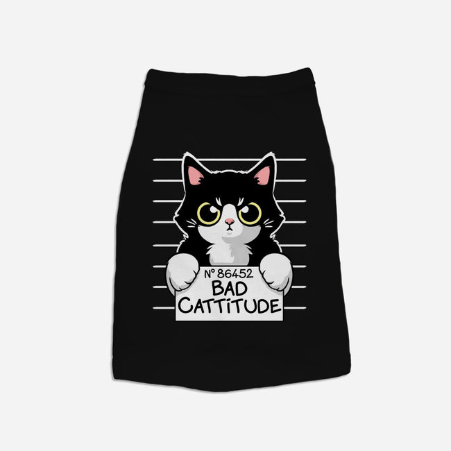 Bad Cattitude-cat basic pet tank-NemiMakeit
