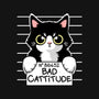 Bad Cattitude-none adjustable tote-NemiMakeit