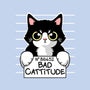 Bad Cattitude-none matte poster-NemiMakeit