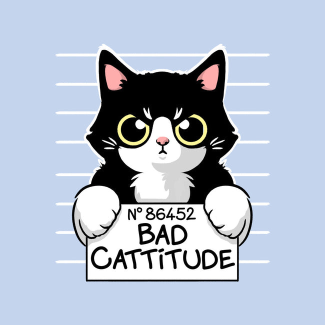 Bad Cattitude-none adjustable tote-NemiMakeit