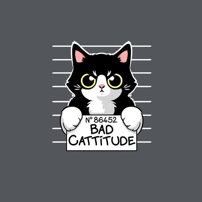Bad Cattitude-womens off shoulder sweatshirt-NemiMakeit