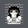 Bad Cattitude-unisex basic tee-NemiMakeit