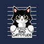 Bad Cattitude-none adjustable tote-NemiMakeit