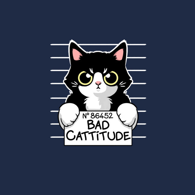 Bad Cattitude-youth crew neck sweatshirt-NemiMakeit