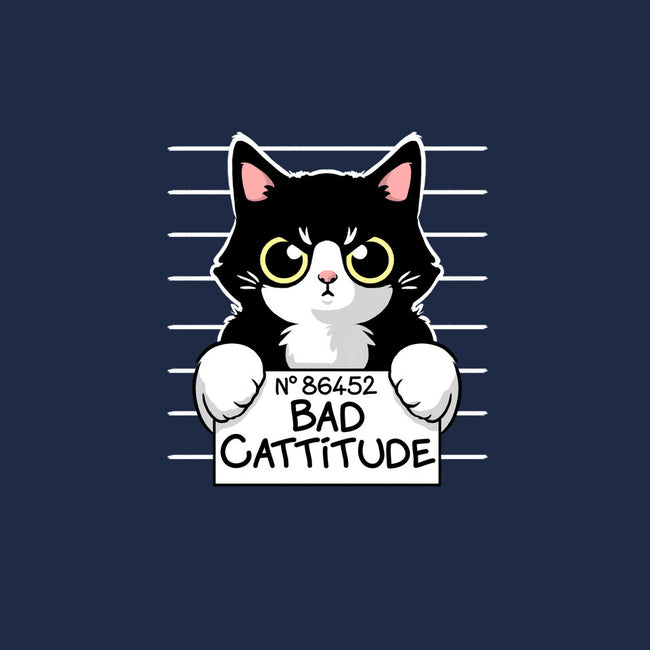 Bad Cattitude-womens off shoulder sweatshirt-NemiMakeit