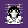 Bad Cattitude-none adjustable tote-NemiMakeit