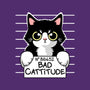 Bad Cattitude-none matte poster-NemiMakeit