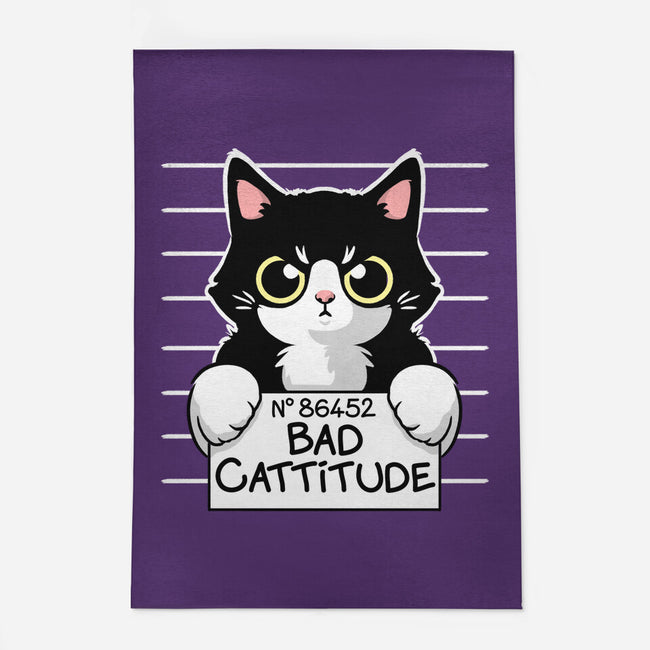 Bad Cattitude-none outdoor rug-NemiMakeit