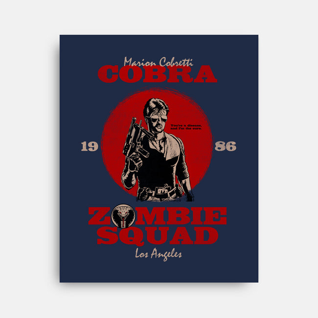 Zombie Squad LA-none stretched canvas-Melonseta