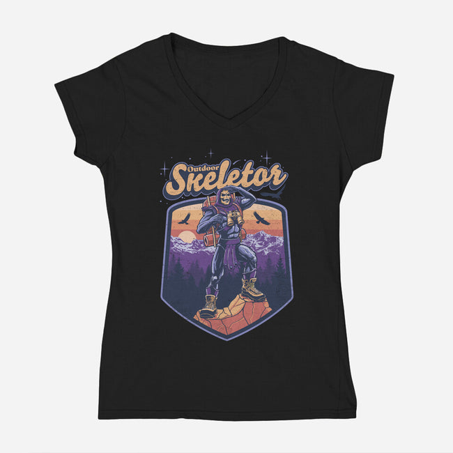 Masters Of The Outdoors-womens v-neck tee-jlaser