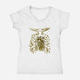 Into The Unknown-womens v-neck tee-krobilad