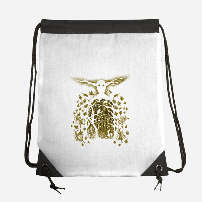 Into The Unknown-none drawstring bag-krobilad