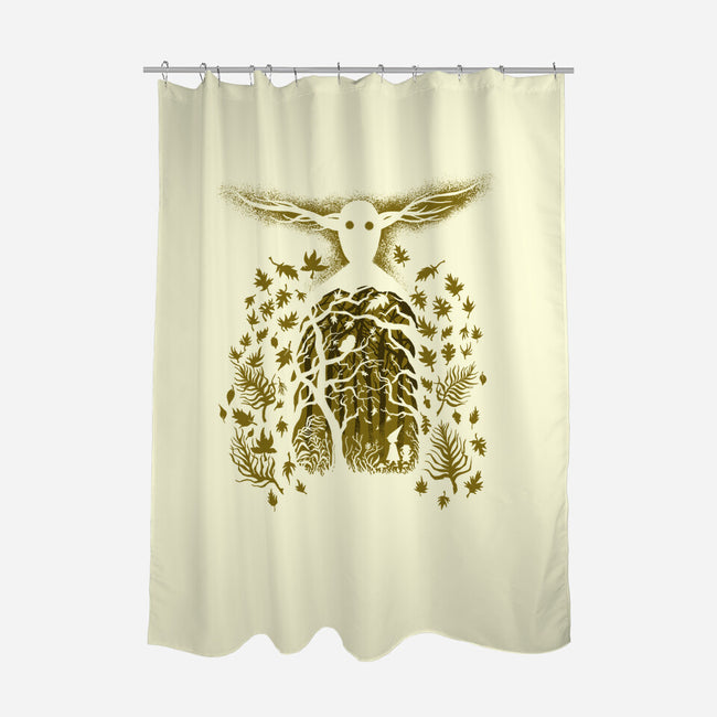 Into The Unknown-none polyester shower curtain-krobilad