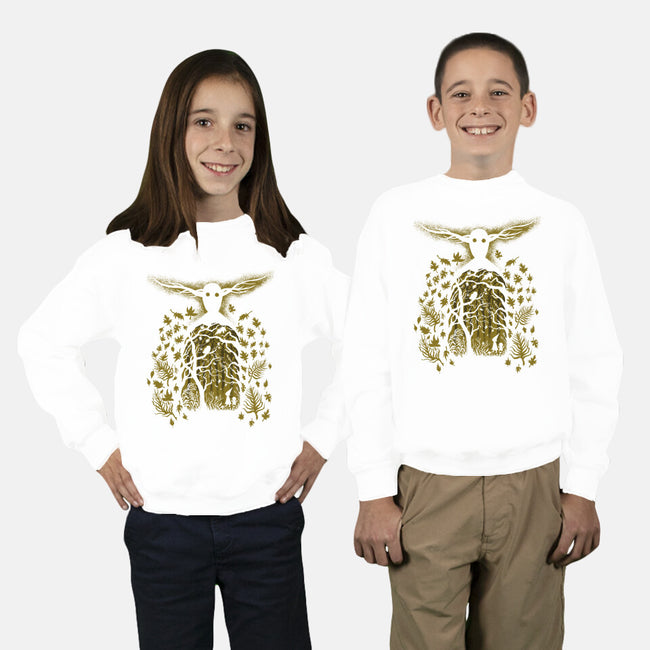 Into The Unknown-youth crew neck sweatshirt-krobilad