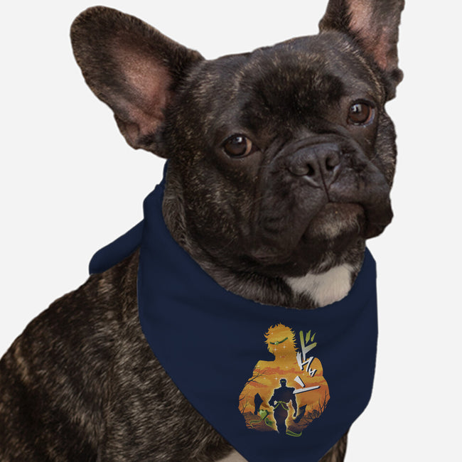 Star Adventure-dog bandana pet collar-dandingeroz