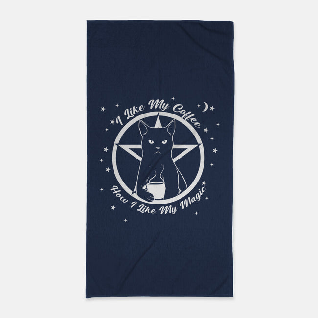 How I Like My Magic-none beach towel-yumie