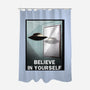 Believe in Yourself-none polyester shower curtain-lincean