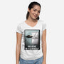 Believe in Yourself-womens v-neck tee-lincean