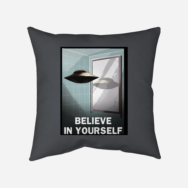 Believe in Yourself-none removable cover w insert throw pillow-lincean