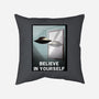 Believe in Yourself-none removable cover w insert throw pillow-lincean
