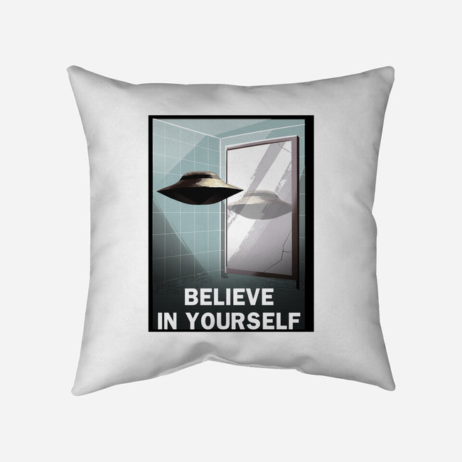 Believe in Yourself-none removable cover w insert throw pillow-lincean