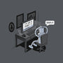 Robot Problems-none removable cover w insert throw pillow-Gamma-Ray